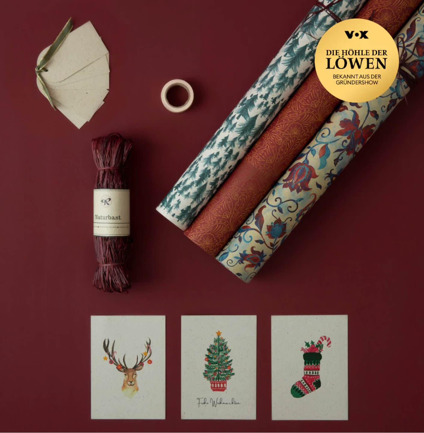 Shopify-Projekt PÁPYDO: Nachhaltiges Geschenkpapier aus Gras
